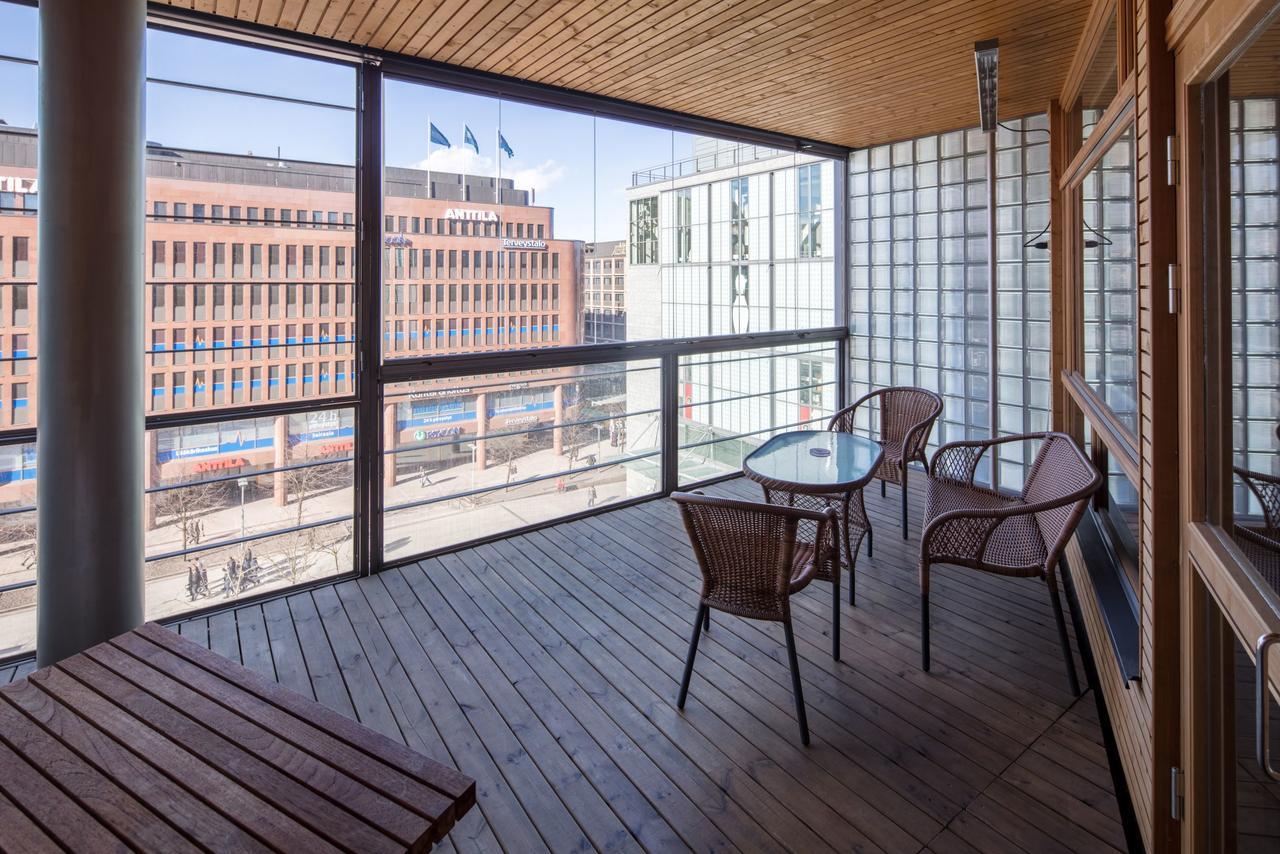 ヘルシンキCity Center Park View Studio With Sauna And Balconyアパートメント エクステリア 写真